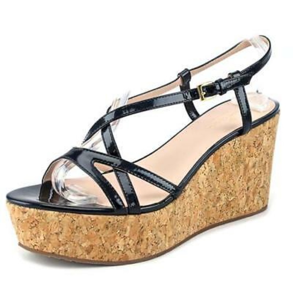 Kate Spade Talanse Strappy Patent Wedge, US 8